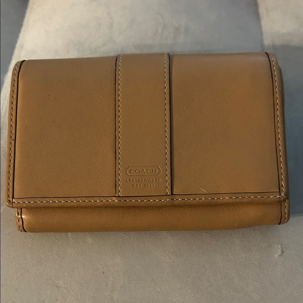 Coach Brown Leather Wallet